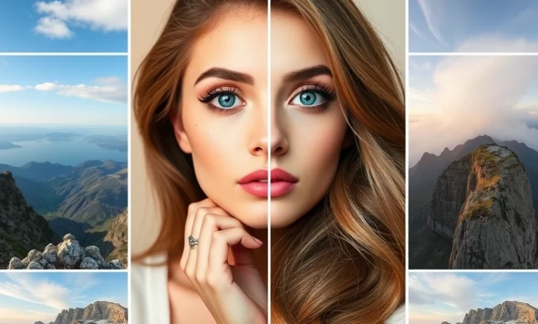 Комбинирование разных форматов фотографий